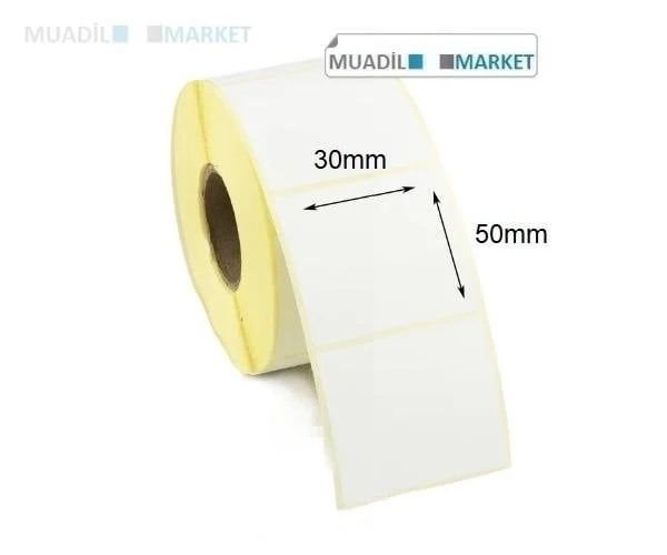 30x50 mm kuse etiket