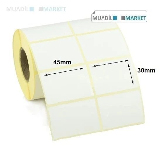 45 x 30 mm kuse etiket2li